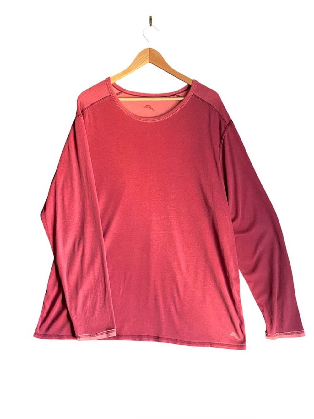 Tommy Bahama | Men’s Bali Skyline Long-Sleeve Shirt Faded Red | Size XL